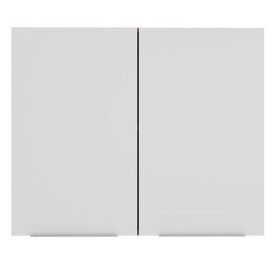 Armário Aéreo Stella 2 Portas Rustic/branco Madesa