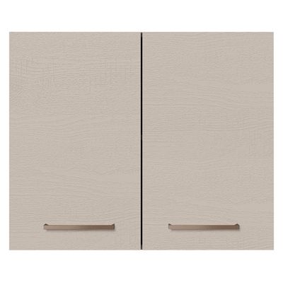 Armário Aéreo 80 Cm 2 Portas Agata Madesa Branco/crema