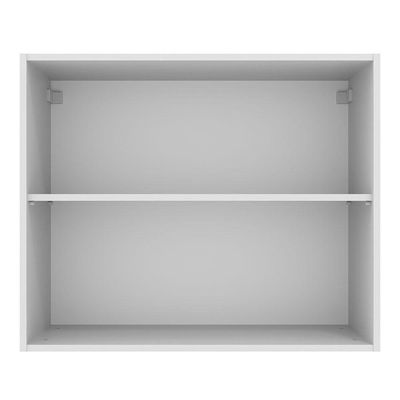Armário Aéreo 80 Cm 2 Portas Agata Madesa Branco/crema