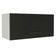 Armário Aéreo de Cozinha Agata 70cm 1 Porta Branco Preto