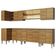 Cozinha Completa de Canto Madesa Emilly Mega Rustic