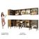 Cozinha Completa de Canto Madesa Emilly Mega Rustic
