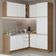 Cozinha Completa 329001 Com Armário E Balcão Rustic/Branco