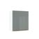Armário Aéreo Madesa Lux 60cm 1 Porta Branco Cinza