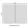 Armário Aéreo Madesa Stella 80cm 2 Portas Branco