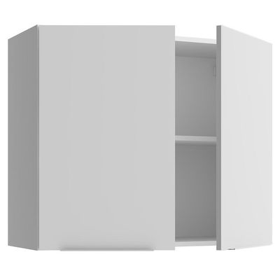 Armário Aéreo Madesa Stella 80cm 2 Portas Branco