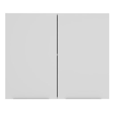 Armário Aéreo Madesa Stella 80cm 2 Portas Branco