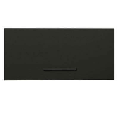 Armário Aéreo de Cozinha Agata 70cm 1 Porta Rustic Preto