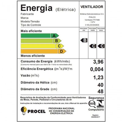 Ventilador De Mesa/coluna Philco 40cm Pvt466 Maxx Preto 127v