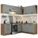 Cozinha Completa 399002 Com Armário E Balcão Rustic/Cinza