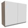 Armário Aéreo Glamy 80cm 2 Portas Rustic/Branco Madesa