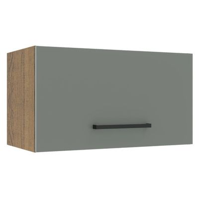 Armário Aéreo Agata 60 Cm Rustic/Cinza Madesa