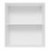 Armário Aéreo 60 Cm 1 Porta Branco/Branco Veludo