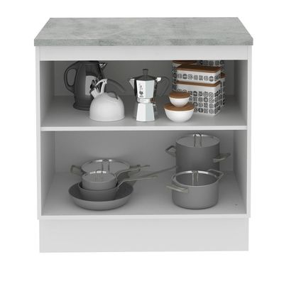 Balcão Stella 2 Portas Branco Madesa
