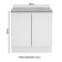 Balcão Stella 2 Portas Branco Madesa