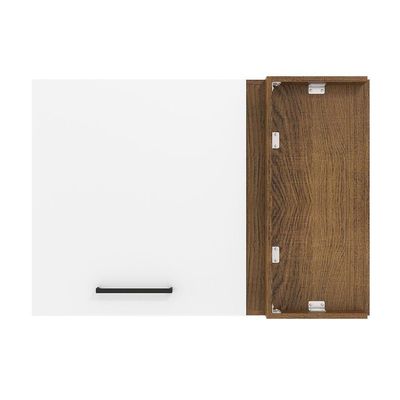 Armário Aéreo De Canto 1 Porta ? Rustic/branco