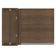 Armário Aéreo de Canto Glamy 1 Porta Rustic Madesa