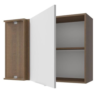 Armário Aéreo de Canto Stella 1 Porta Madesa