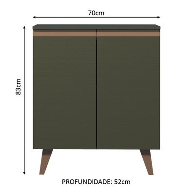 Balcão Reims em MDP 2 Portas Madesa