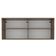 Armário Aéreo Glamy 2 Portas Vidro Quadrato Rustic Madesa
