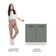 Balcão Madesa Agata 80 cm 2 Portas Branco e Cinza
