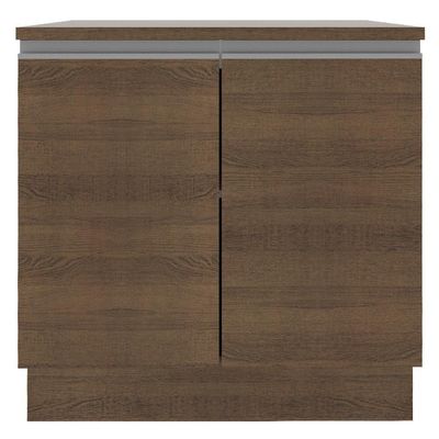 Balcão Glamy 80cm 2 Portas Rustic Madesa
