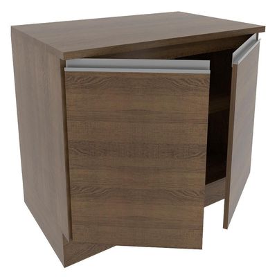Balcão Glamy 80cm 2 Portas Rustic Madesa
