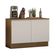 Balcão de Pia Madesa Glamy 120Cm 2 Porta Tampo Rustic Branco