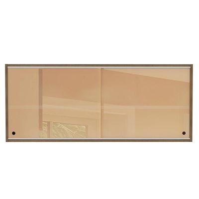 Armário Aéreo Glamy 2 Portas Vidro Reflecta Rustic Madesa