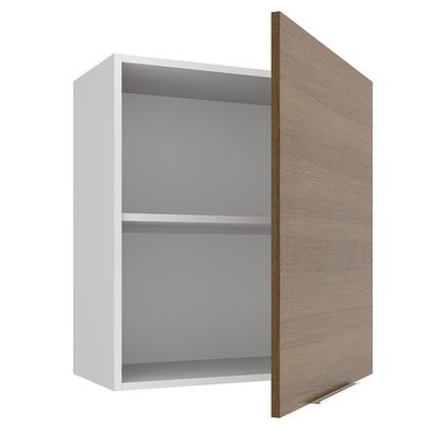 Armário Aéreo Stella 1 Porta Branco/rustic Madesa