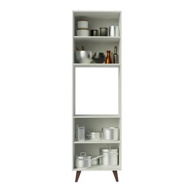 Torre-Quente Madesa Reims 60 cm 2 Portas Branco