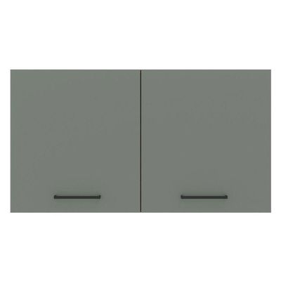 Armário Aéreo Madesa Agata 120 cm 2 Portas Branco