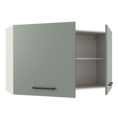 Armário Aéreo Madesa Agata 120 cm 2 Portas Branco