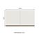 Armário Aéreo Reims 120cm 2 Portas Branco Madesa