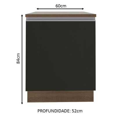 Balcão Glamy em MDP 1 Porta Madesa