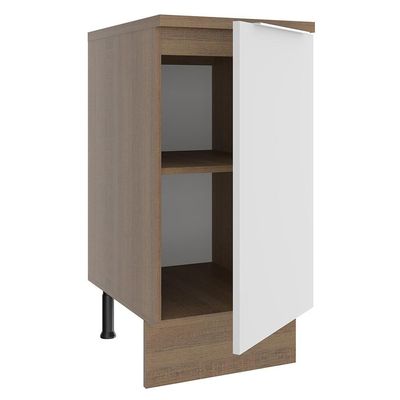 Balcão Stella 1 Porta Rustic/branco Madesa
