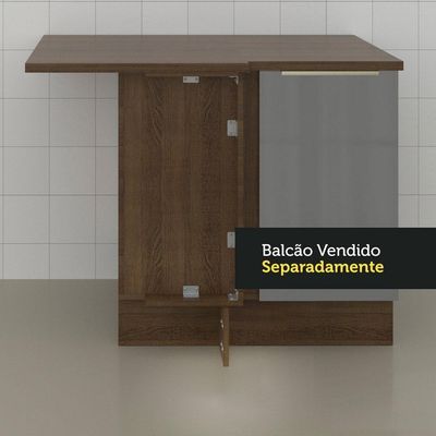 Tampo para Balcão de Canto Lux De 64 X 102 Cm Madesa Rustic