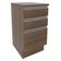 Balcão Glamy 40cm 3 Gavetas Rustic Madesa