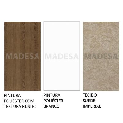 Sala de Jantar Ingrid Mesa Tampo Madeira 4 Cadeiras Madesa