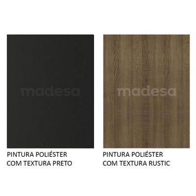 Rack Le Mans e Painel TV 55 Polegadas 2 Portas Rustic Madesa