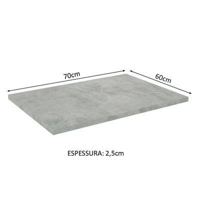 Tampo Para Balcão De 70 X 60 Cm Para Cozinhas Lux, Glamy E Stella Mood Madesa Mood