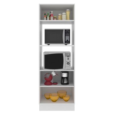 Torre Quente 2 Fornos Madesa Acordes 100% MDF Portas Branco