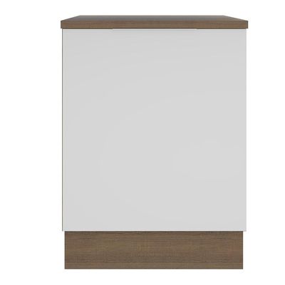 Balcão Stella 1 Porta Rustic/branco Madesa