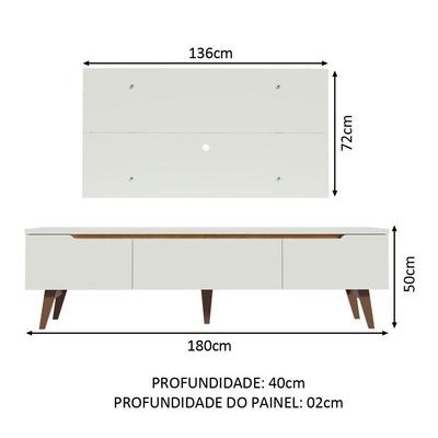 Rack Reims e Painel para Tv Madesa