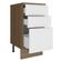 Balcão Stella 3 Gavetas Rustic/branco Madesa