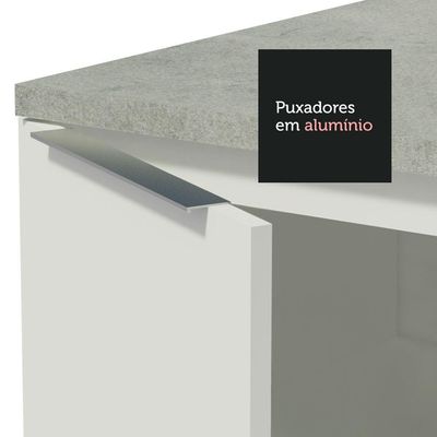 Balcão de Cozinha Stella 70cm 2 Portas Branco