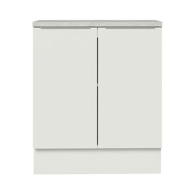 Balcão de Cozinha Stella 70cm 2 Portas Branco