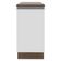 Balcão Madesa Glamy 40 Cm 1 Porta - Rustic/branco