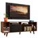 "Rack Madesa Painel para Tv Até 58"" com Pés Preto/rustic 7kd8"
