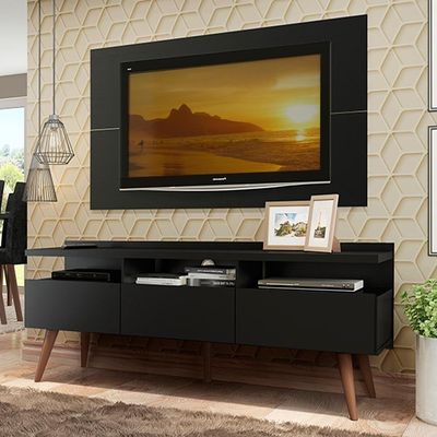 Rack Madesa Londres e Painel para Tv Até 55 Polegadas